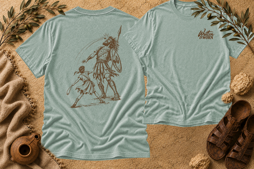 Bay David and Goliath Comfort Colors two-sided tee