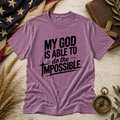 Berry My God Is Able Comfort Colors tee