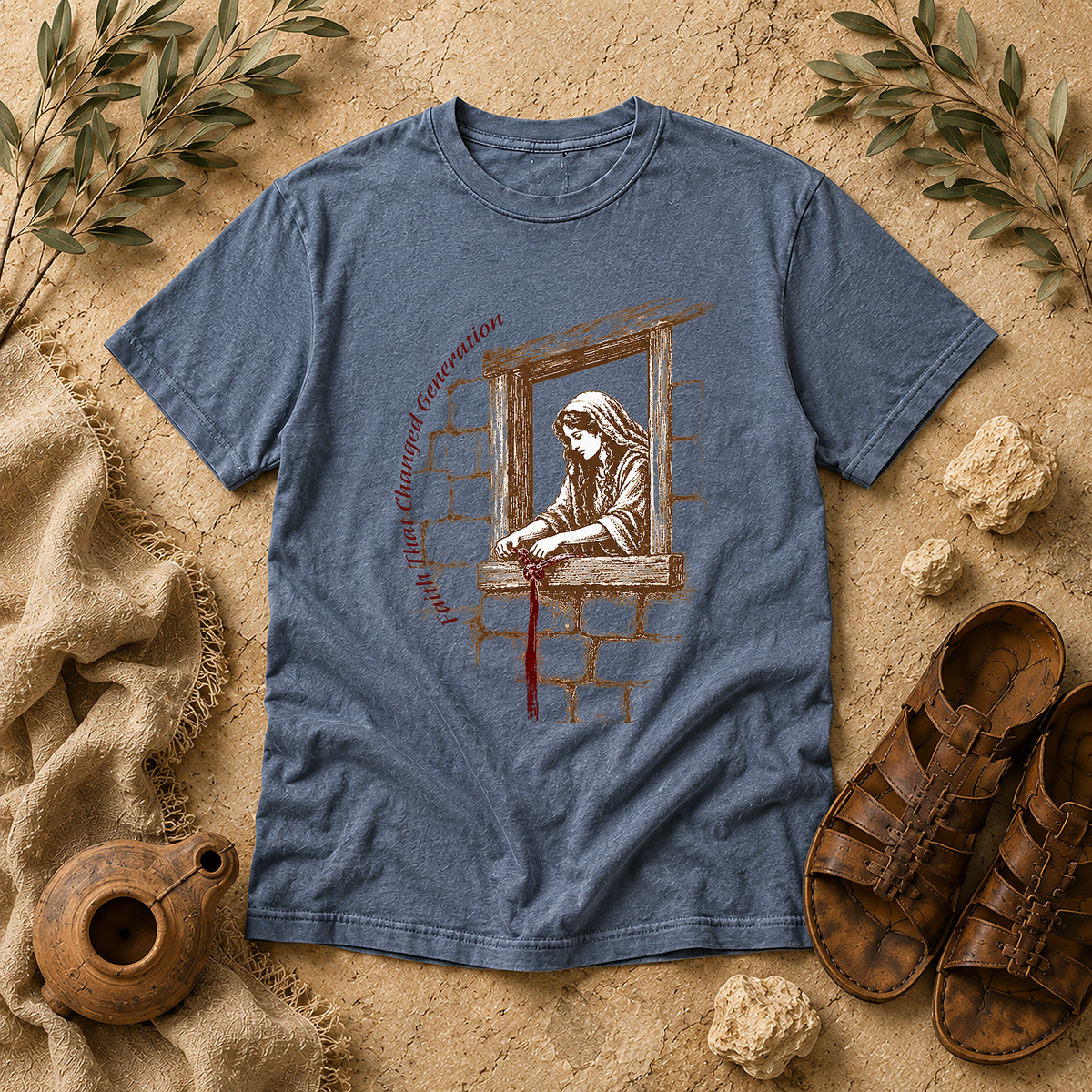 Blue Jean Faith That Changed Generations Comfort Colors tee