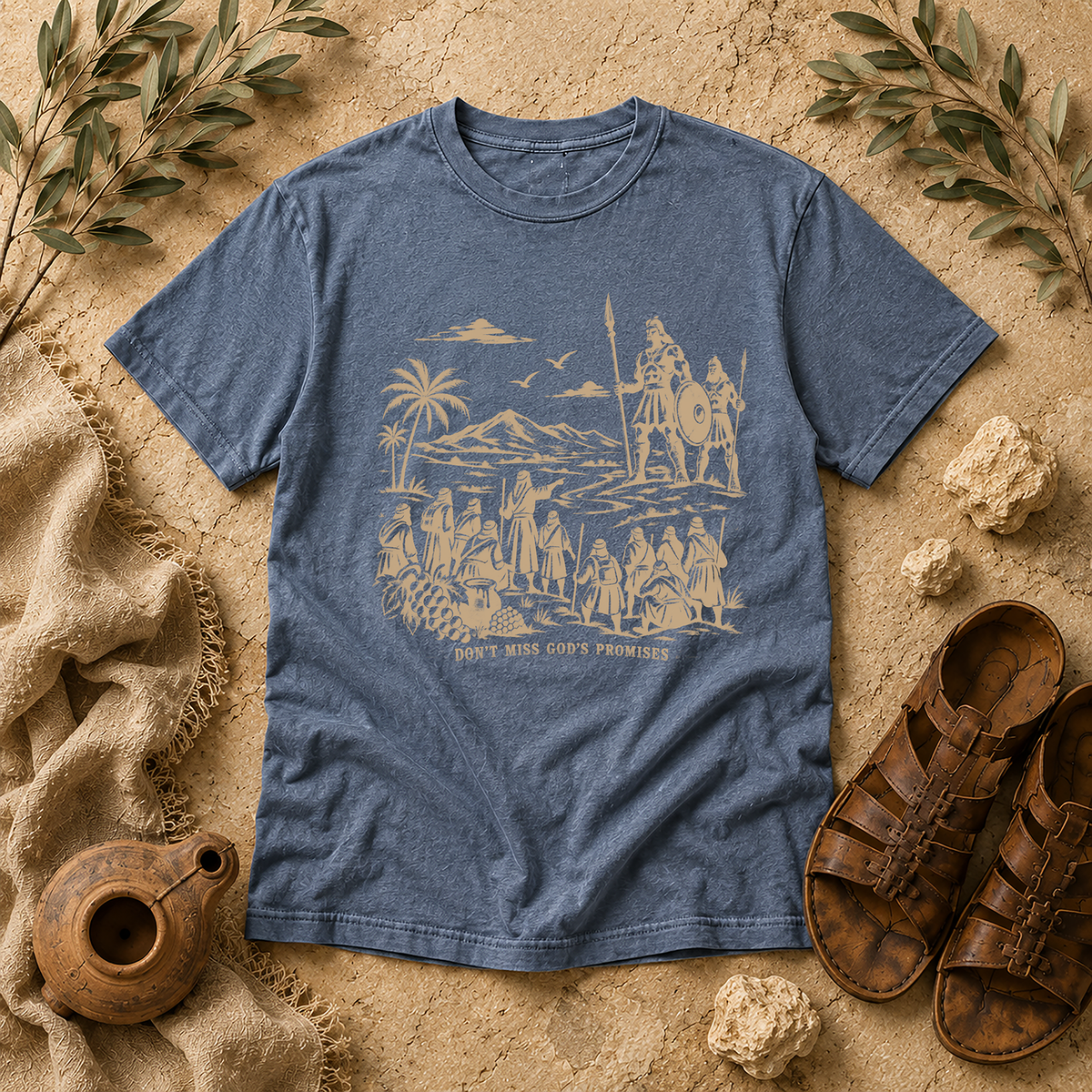 Blue Jean Spying Out The Land Comfort Colors tee