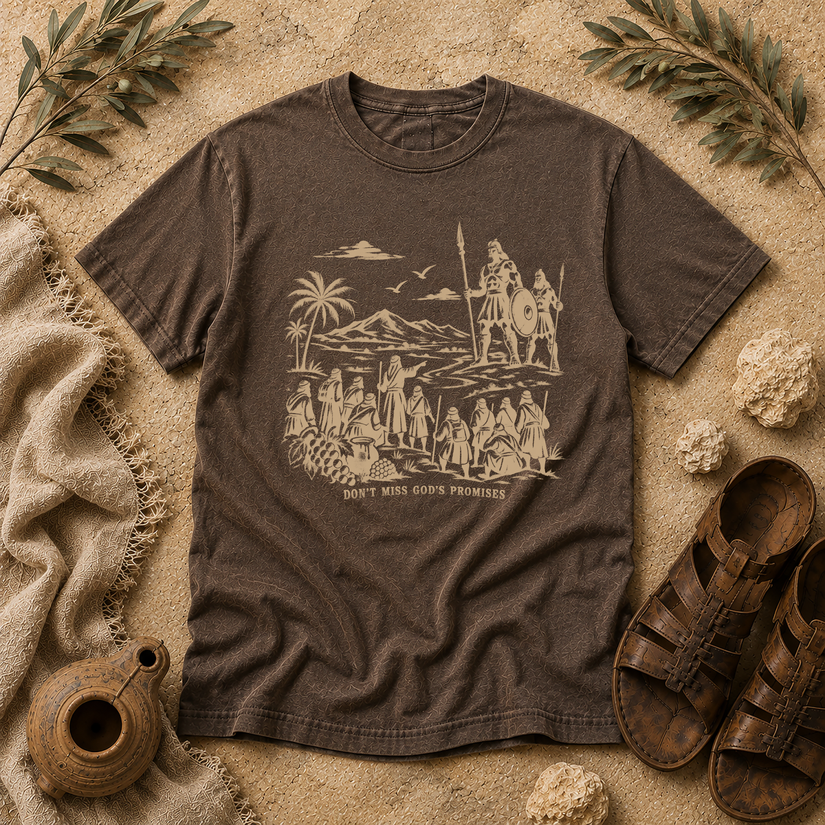 Espresso Spying Out The Land Comfort Colors tee