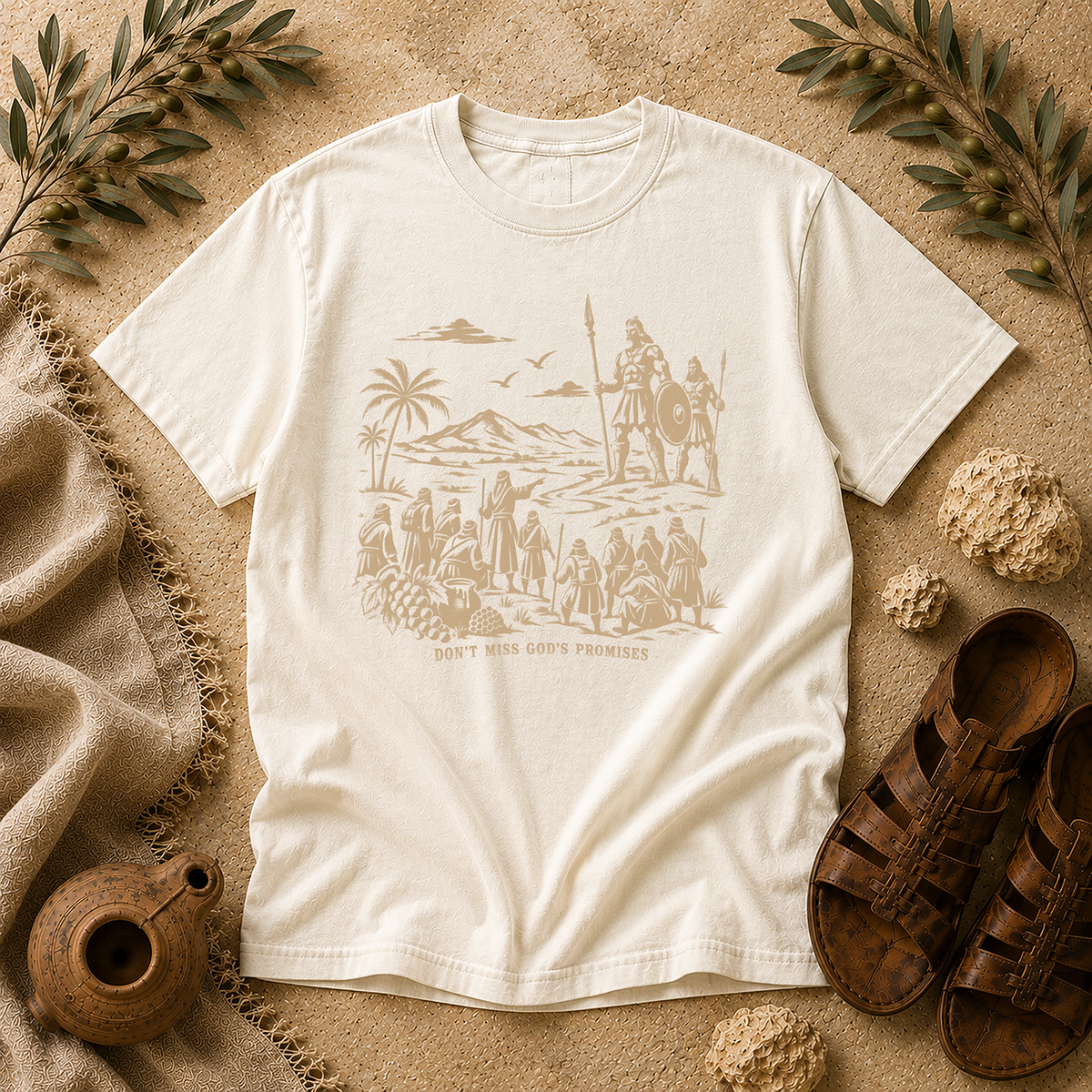Ivory Spying Out The Land Comfort Colors tee
