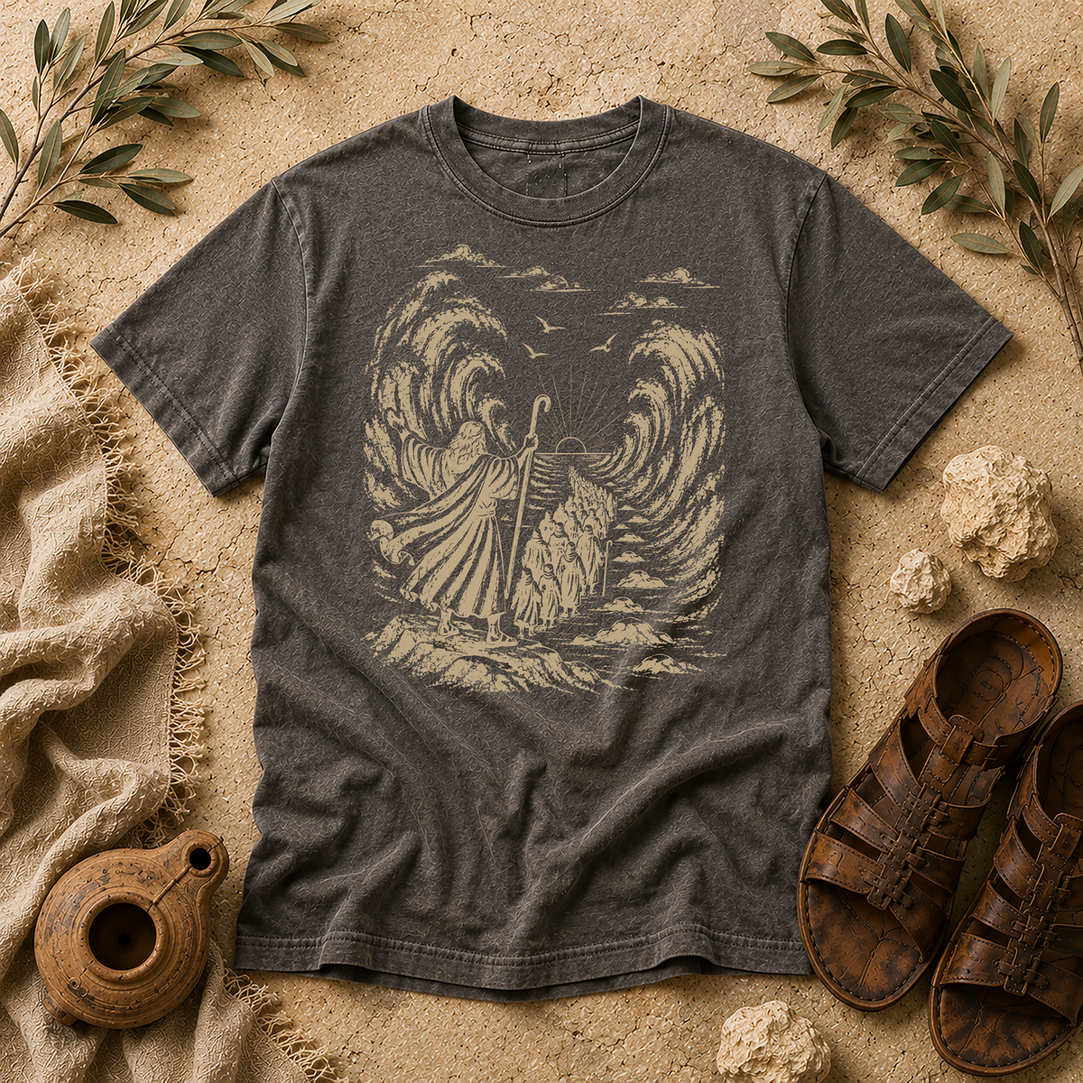 Pepper Moses Parting the Red Sea Comfort Colors tee