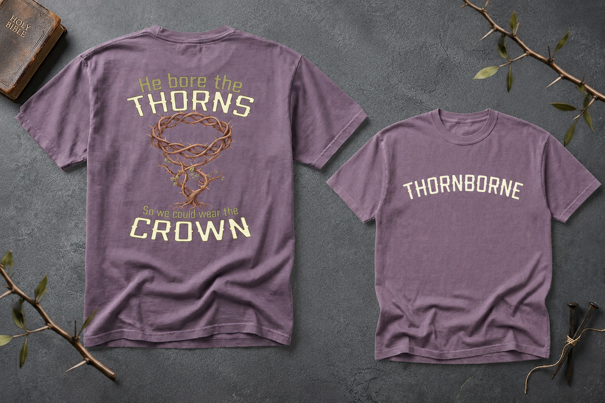 Thornborne Wine shirt back and front flat layout